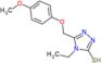 4-ethyl-5-[(4-methoxyphenoxy)methyl]-4H-1,2,4-triazole-3-thiol