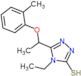 4-ethyl-5-[1-(2-methylphenoxy)ethyl]-2,4-dihydro-3H-1,2,4-triazole-3-thione