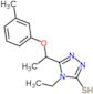 4-Ethyl-2,4-dihydro-5-[1-(3-methylphenoxy)ethyl]-3H-1,2,4-triazole-3-thione