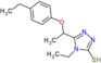 4-ethyl-5-[1-(4-ethylphenoxy)ethyl]-2,4-dihydro-3H-1,2,4-triazole-3-thione