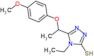 4-Ethyl-2,4-dihydro-5-[1-(4-methoxyphenoxy)ethyl]-3H-1,2,4-triazole-3-thione