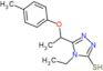 4-ethyl-5-[1-(4-methylphenoxy)ethyl]-2,4-dihydro-3H-1,2,4-triazole-3-thione