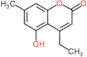 4-ethyl-5-hydroxy-7-methyl-2H-chromen-2-one