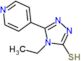 4-ethyl-5-(pyridin-4-yl)-4H-1,2,4-triazole-3-thiol