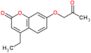 4-ethyl-7-(2-oxopropoxy)-2H-chromen-2-one