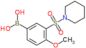 B-[4-Methoxy-3-(1-piperidinylsulfonyl)phenyl]boronic acid