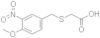 4-Methoxy-3-nitrobenzylthioacetic acid