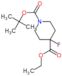 1-tert-butyl 4-ethyl 4-fluoropiperidine-1,4-dicarboxylate