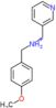 (4-methoxyphenyl)-N-(pyridin-3-ylmethyl)methanaminium