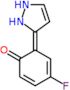 (6Z)-6-(1,2-dihydro-3H-pyrazol-3-ylidene)-4-fluorocyclohexa-2,4-dien-1-one