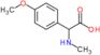 2-(4-methoxyphenyl)-2-(methylamino)acetic acid