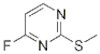 Pyrimidine, 4-fluoro-2-(methylthio)- (9CI)