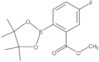 5-Fluoro-2-(4,4,5,5-tetramethyl-[1,3,2]dioxaborolan-2-yl)-benzoic acid methyl ester