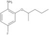 4-Fluoro-2-(1-methylbutoxy)benzenamine