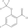 4-Fluoro-2-(trifluoromethoxy)benzoyl chloride