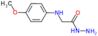 2-[(4-methoxyphenyl)amino]acetohydrazide (non-preferred name)