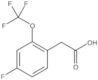 4-Fluoro-2-(trifluoromethoxy)benzeneacetic acid