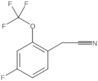 4-Fluoro-2-(trifluoromethoxy)benzeneacetonitrile