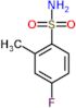 4-fluoro-2-methylbenzenesulfonamide