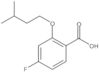 4-Fluoro-2-(3-methylbutoxy)benzoic acid