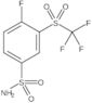 4-Fluoro-3-[(trifluoromethyl)sulfonyl]benzenesulfonamide