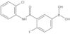 B-[3-[[(2-Chlorophenyl)amino]carbonyl]-4-fluorophenyl]boronic acid