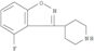 1,2-Benzisoxazole,4-fluoro-3-(4-piperidinyl)-