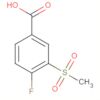 Benzoic acid, 4-fluoro-3-(methylsulfonyl)-