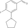 4-Fluoro-3-(1-pyrrolidinyl)benzaldehyde