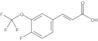 3-[4-Fluoro-3-(trifluoromethoxy)phenyl]-2-propenoic acid