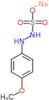 Hydrazinesulfonic acid, 2-(4-methoxyphenyl)-, sodium salt (1:1)