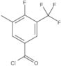 4-Fluoro-3-methyl-5-(trifluoromethyl)benzoyl chloride