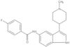 4-Fluoro-N-[3-(1-methyl-4-piperidinyl)-1H-indol-5-yl]benzamide