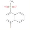 Naphthalene, 1-fluoro-4-(methylsulfonyl)-