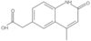 1,2-Dihydro-4-methyl-2-oxo-6-quinolineacetic acid