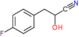 3-(4-fluorophenyl)-2-hydroxy-propanenitrile