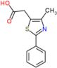 4-Methyl-2-phenyl-5-thiazoleacetic acid