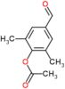 4-formyl-2,6-dimethylphenyl acetate