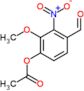 4-formyl-2-methoxy-3-nitrophenyl acetate