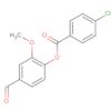 Benzoic acid, 4-chloro-, 4-formyl-2-methoxyphenyl ester