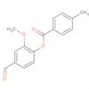 Benzoic acid, 4-methyl-, 4-formyl-2-methoxyphenyl ester