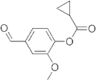 4-Formyl-2-methoxyphenyl cyclopropanecarboxylate