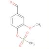 Benzaldehyde, 3-methoxy-4-[(methylsulfonyl)oxy]-