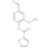 2-Thiophenecarboxylic acid, 4-formyl-2-methoxyphenyl ester