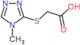 [(4-methyl-4H-1,2,4-triazol-3-yl)sulfanyl]acetic acid