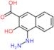 4-hydrazinyl-3-hydroxynaphthalene-2-carboxylic acid