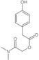 Benzeneacetic acid, 4-hydroxy-, 2-(dimethylamino)-2-oxoethyl ester