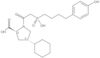 (4S)-4-Cyclohexyl-1-[2-[hydroxy[4-(4-hydroxyphenyl)butyl]phosphinyl]acetyl]-L-proline