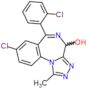 8-chloro-6-(2-chlorophenyl)-1-methyl-4H-[1,2,4]triazolo[4,3-a][1,4]benzodiazepin-4-ol