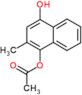 4-hydroxy-2-methylnaphthalen-1-yl acetate